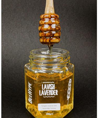 BeeHype Lavish Lavender 100% Pure Raw Honey - Enriched with Natural Enzymes, Vitamins, Minerals, and Antioxidants - 250g - Buy Online on SooperMarket.com