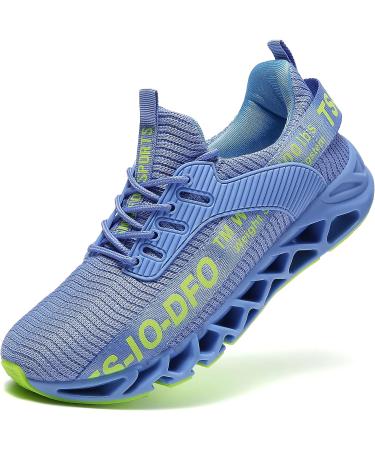 FRSHANIAH Men's Breathable Running Shoes - Sky Blue | Non-Slip Fashion Sneakers - Buy Online on SooperMarket.com