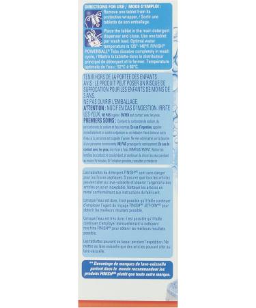Finish Power and Free Powerball Dishwasher Tabs with Hydrogen Peroxide Action 48 Count - Buy Online on SooperMarket.com