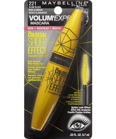 Maybelline Volum' Express The Colossal Spider Effect Washable Mascara, Glam Black - 0.33 fl. oz - Buy Online on SooperMarket.com