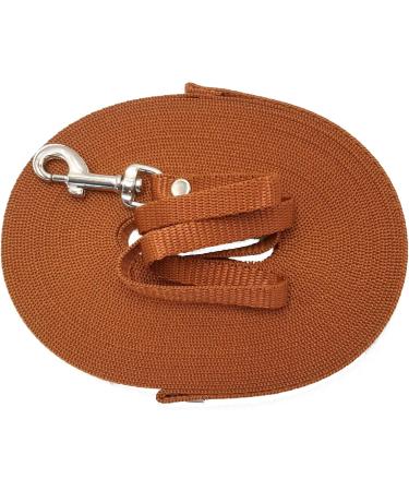 Elropet Mini Field Dog Leash - 5m Training Line for Small Dogs | Brown Hand Loop Leash - Buy Online on SooperMarket.com