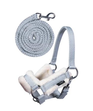 HKM SPORTS EQUIPMENT Hobby Horse Halter Set (Grey)