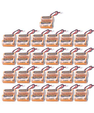 25 Pack 6V MR-BAT6V1 2CR17335A WK17 Battery for M80 Driver/MR-J4 servo System 1800mAh
