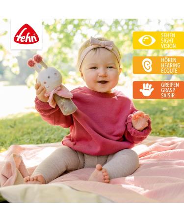 Fehn Stabgreifling Bee - Motor Skills & Sensory Baby Toy - Cuddly Squeaky Gift for 0+ Months - Buy Online on SooperMarket.com