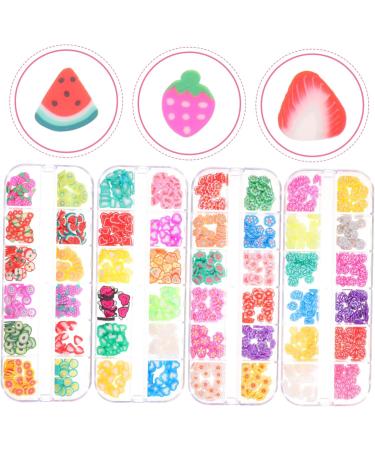 FRCOLOR 12 Boxes Nail Art Nail Biter Stop Nail Tips Set Manicure Set Nail Art Set Mobile Phone Decorative Beads Epoxy Nail Splitters Beading Polymer Clay - Buy Online on SooperMarket.com