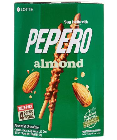 Lotte Pepero Almond & Chocolate 128g