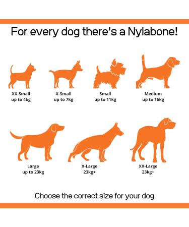 Nylabone Power Chew Chicken Dental Chew Toy Medium - for Dogs up to 16kg - Buy Online on SooperMarket.com