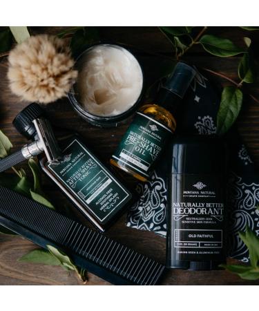 MNSC Mountain Man Deodorant - All-Natural Magnesium & Activated Charcoal Formula for Sensitive Skin - Aluminum-Free & Baking Soda-Free - Made in USA - Buy Online on SooperMarket.com