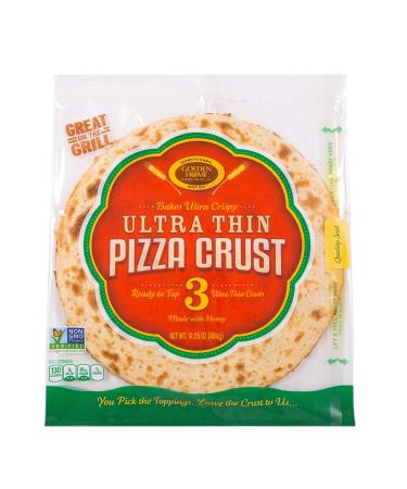 Golden Home Ultra Thin 3 Piece, Pizza Crust 14.25 Ounce
