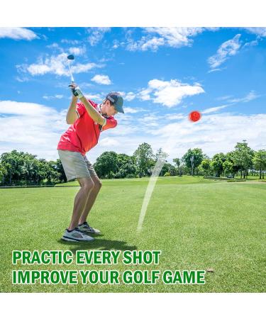 AQUEENLY 50-Pack Colored Plastic Golf Balls for Practice - Airflow Hollow Design for Swing Practice Indoors and Outdoors (5 Colors) - Buy Online on SooperMarket.com
