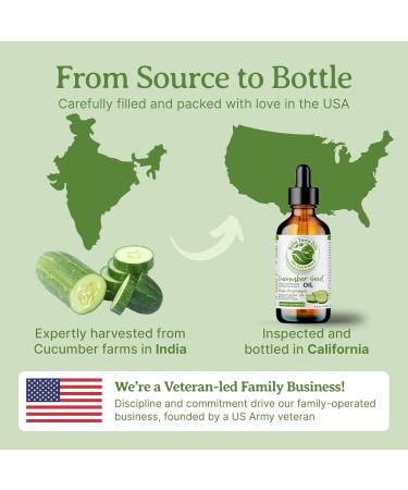 Cucumber Seed Oil. 120ml. 100% Pure. Cold-pressed. Unrefined. Organic. Carrier Base Oil. Chemical-free. Promotes Skin Hydration. Lightweight. Natural Moisturizer for Hair Skin Nails Stretch Marks. Bella Terra Oils. 120 ml (Pack of 1) - Buy Online on SooperMarket.com