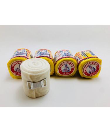Leroy 4 Pack Boxing Mexican Style Hand Wraps  Premium Quality MMA, Boxing, Kickboxing, or Muay Thai Hand Wraps  Ideal Handwraps for Knuckle Protection  Washable and Re-Usable