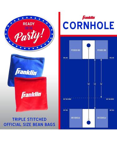 Franklin Sports Cornhole Game Set with (2) Boards and (8) Bean Bags - Portable Beach and Lawn Tailgate Toss Game - Buy Online on SooperMarket.com