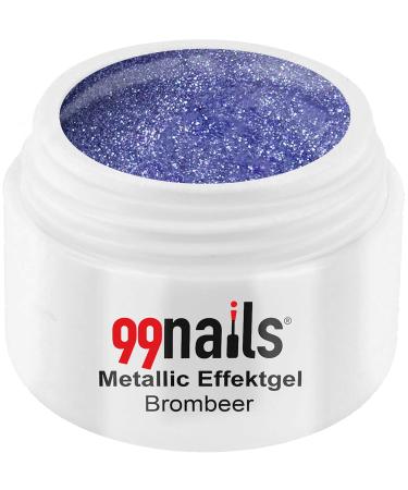 99nails Metallic Effect Gel - Blackberry 1 pack (1 x 5 ml)