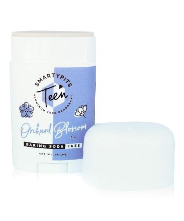SmartyPits Teen Natural Deodorant - Aluminum-Free & Baking Soda Free (Orchard Blossom) | Paraben-Free Formula for Sensitive Skin - Buy Online on SooperMarket.com