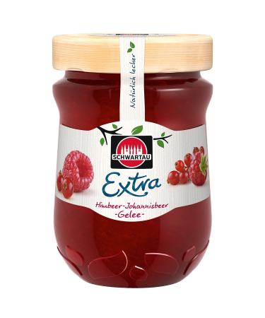 Schwartau Extra Raspberry-Currant Jelly pack of 8 (8 x 340 g)