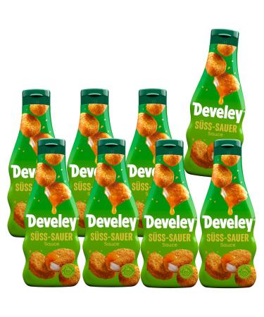 Developy Sweet Sauer Sauce-8x250 ml) Squeeze bottle-Developer Saucen-Original Developer recipe-without the addition of preservatives and flavor enhancers-sweet and sour sauce