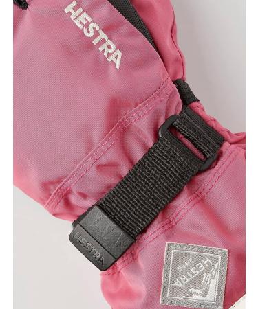 Hestra Gauntlet CZone Junior Glove | Waterproof Insulated Kids Snow Gloves (Youth 4-13yrs) - Fuchsia/Ivory, Size 7 - Buy Online on SooperMarket.com