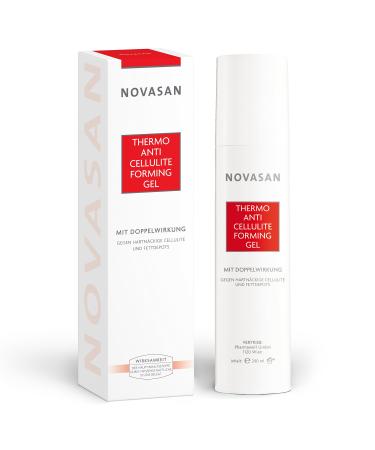 NOVASAN Thermo Anti-Cellulite Forming CREME-GEL 200ML |Lotion against cellulite & orange skin treatment of pregnancy strips |Connective tissue for visible skin tightening
