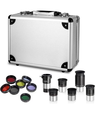 CelticBird 14 Piece Telescope Accessory Kit - 1.25 Eyepiece & Filter Set with Carry Case - Buy Online on SooperMarket.com