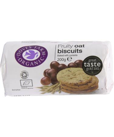 Doves Farm Fruity Oat Digestives 6 X 200G - Buy Online on SooperMarket.com