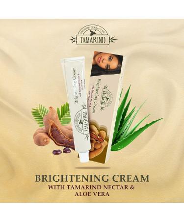 Organic Tamarind Extract Skin Brightening Cream - 1.7 fl oz - Dark Spot Cream for Body & Face - Glycerin Infused for Men & Women - Buy Online on SooperMarket.com