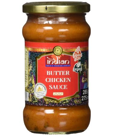 Truly indian butter chicken sauce-mild-spicy ready sauce for fast dishes with natural ingredients-authentically cooking indian-vegan & gluten-free-6 x 285 g butter chicken