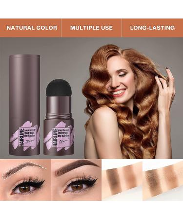 LSxia Brow Stamp and Stencil Kit - Waterproof Eyebrow Powder with 10 Stencils, Light Brown - Perfect for Natural Eye Brow Definition and Shaping - Women's Eye Brown Makeup - Buy Online on SooperMarket.com