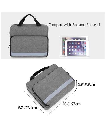 Trunab Padded Stethoscope Case Small First Aid Kit Bag Empty Hold Two Stethoscopes Compatible with 3M Littmann/MDF/ADC Ideal for Home Car Camping and Hiking Grey - Buy Online on SooperMarket.com