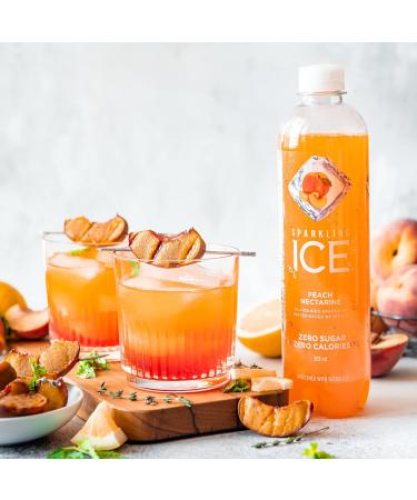 Sparkling Ice Peach Nectarine Flavoured Sparkling Water with Zero Sugar and Zero Calories 503 ml (Pack of 12) Peach Nectarine (Classic) 503 ml (Pack of 12) - Buy Online on SooperMarket.com