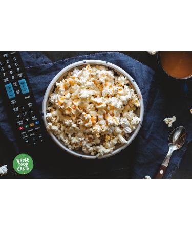 Wholefood Earth Organic Popping Corn 2kg - GMO Free, Vegan, High Fibre | Certified Organic Sweet-And-Salty Snack - Buy Online on SooperMarket.com