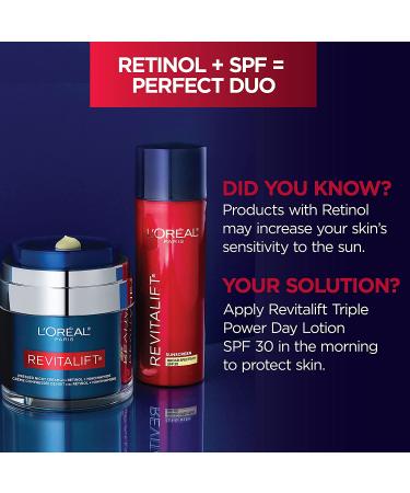 Revitalift Night Cream with Retinol & Niacinamide - Hydrate & Reduce Wrinkles | L'Oreal Paris - Buy Online on SooperMarket.com