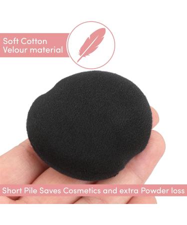 4pcs Makeup Powder Puffs Velvet Triangle Powder Puff Round Soft Powder Sponge Pressed Setting Powder Foundation Puffs for body Face Make up Dry Wet Washable Black&White 2Triangle+2Round (4) 1 count (Pack of 4) - Buy Online on SooperMarket.com