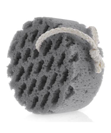 WLLHYF Bath Sponges Foam Loofah Sponge Body Wash Sponges Exfoliating Sponge Scrubber Shower Sponge Bathing Cleaning Accessories for Women Men (Grey)