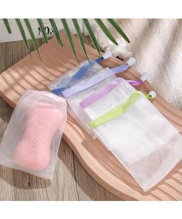 Invoda Handmade Soap Bubbles - Double-Layer Cord Striker & Foam Network for Body & Facial Cleaning (5 Pieces) - Eco-Friendly Bath Tools for Peeling & Refreshing Skin - Buy Online on SooperMarket.com