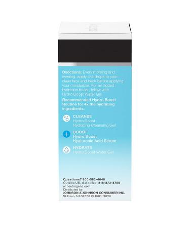 Neutrogena Hydro Boost Hyaluronic Acid Serum - Fragrance Free (1.0 fl oz  30 ml) | Hydrate & Plump Skin - Buy Online on SooperMarket.com