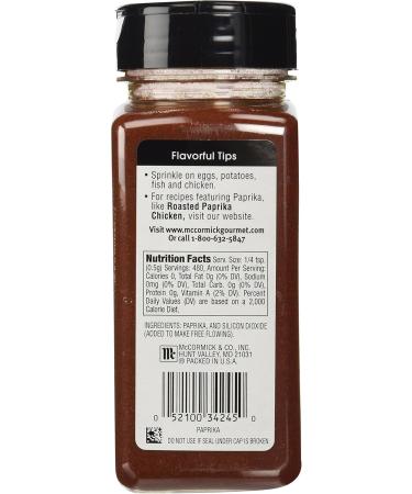 McCormick Gourmet Fancy Paprika 8.5 Oz 8.5 Ounces - Buy Online on SooperMarket.com