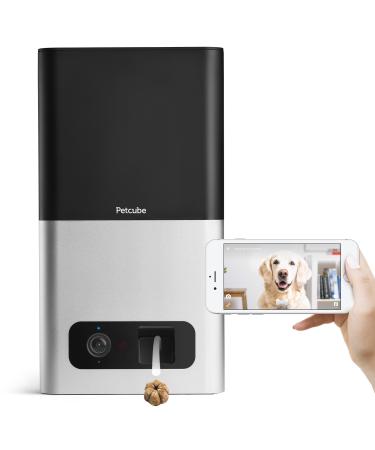 2017 Item  Petcube Bites Pet Camera with Treat Dispenser Matte Silver
