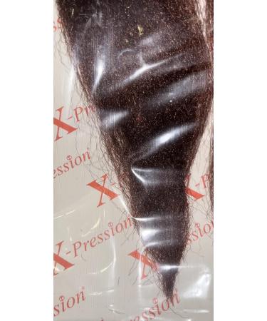 New NEW 60 INCH XPRESSION LAGOS BRAID PRE-PULLED PRE-STRECHED Hair Extension 60 2 In A Pack (Colour 35 Dark Auburn/Mahogany Blonde) Heat Resistant Tangle Free Dark Auburn 1 - Buy Online on SooperMarket.com