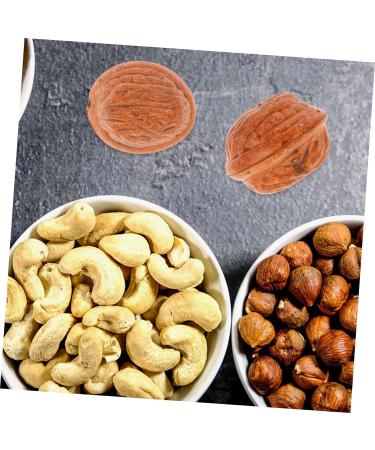 Alipis 20pcs Faux Fruit Decor Walnut Ornament Photo Props Walnut Artificial Food Fake Fruit Walnut Background Pretend Play Food Figure Lifelike Nut Ornament Wedding Birthday Present - Buy Online on SooperMarket.com