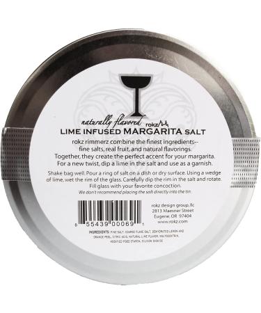 Rokz Lime Margarita Salt Rimmerz - 4oz Pack - Enhance Your Cocktails - Buy Online on SooperMarket.com