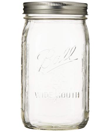 Ball Quart Jar, Wide Mouth, Set of 24 31 x 11.5 x 6.8 inches