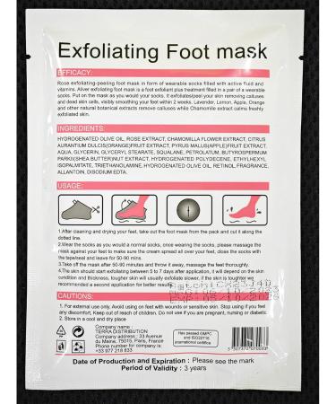 Exfoliating Foot Mask 4 Pairs Moisturizes Nourishes Foot Peel Mask Natural Ingredients Peel Away Hard Skin Calluses Renew Skin Repair And Soften Cracked Heels Feet Masks Exfoliating Socks - Buy Online on SooperMarket.com
