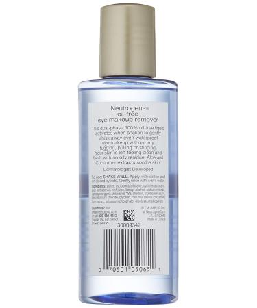 Neutrogena Gentle Oil-Free Eye Makeup Remover for Sensitive Eyes - Pack of 3 | Non-Greasy, Waterproof Mascara Remover - 5.5 fl. oz - Buy Online on SooperMarket.com