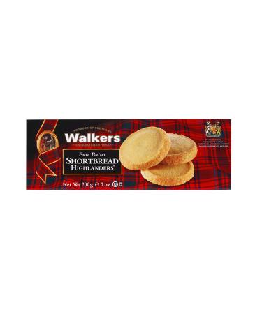 Walker's Shortbread Highlanders, Pure Butter Shortbread Cookies, 7 Oz Box
