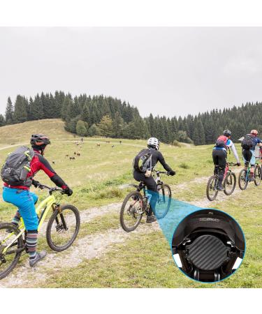 AirTag Bicycle Saddle Mount | Hidden Bike Mount for AirTag | Includes 8 Cable Ties | Compatible with Bicycles & E-Bikes | Black - Buy Online on SooperMarket.com