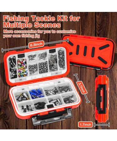 GOANDO 238 Pcs Fishing Lures Tackle Box - Bass Trout Salmon Attractants & Accessories for Spoon Lures, Soft Plastic Worms, Crankbait Jigs & Hooks - Buy Online on SooperMarket.com
