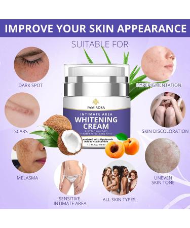 Intimate Area Dark Spot Corrector - Underarm, Knees, Elbows, Thighs, Private Parts Cream - Buy Online on SooperMarket.com