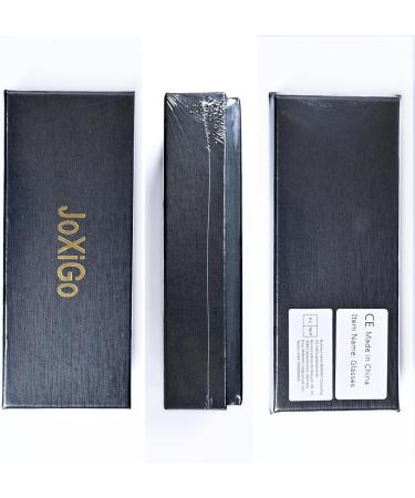 Joxigo Blue Light Filter Glasses - Retro Round Metal Frame UV Protection Anti-Fatigue - Includes Pink Gold Glasses Case - Buy Online on SooperMarket.com