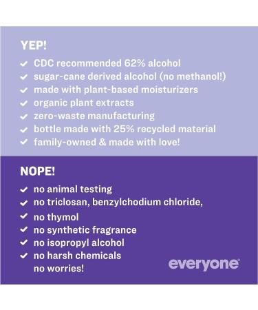 Everyone for Every Body Hand Sanitizer Spray - Lavender and Aloe - 2 oz (6 Pack) - 12 fl oz - Buy Online on SooperMarket.com